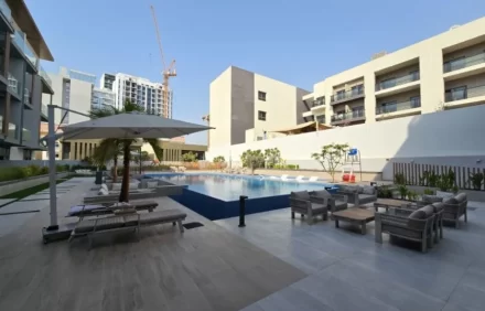 Modern 2BR in JVC | Pool, Gym & Near Circle Mall